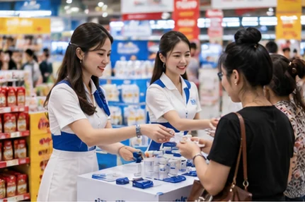 Hình minh họa cho phương án activation sản phẩm tại 12 điểm bán – phương án ca pg/pb